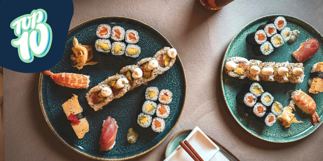 10 enseignes de sushis